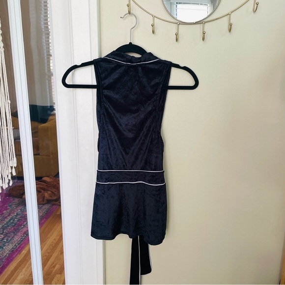 NEW Free People Late Night Velvet Wrap Top - Picture 8 of 8